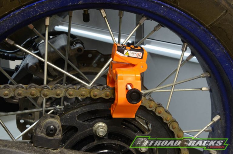 TEST LASER MONKEY Optimal positionierte Antriebskette / Optimally