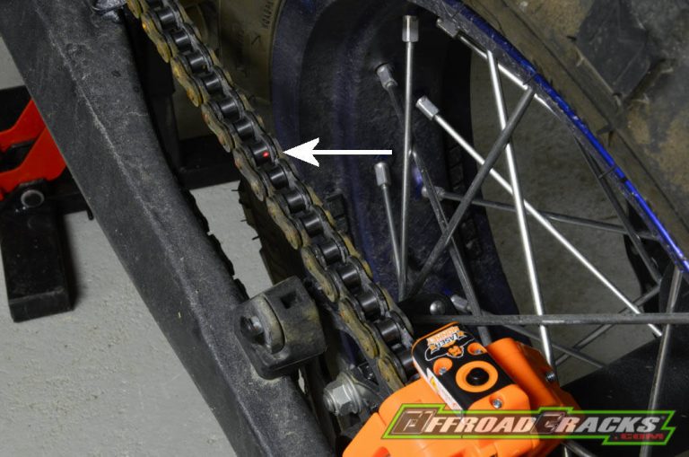 TEST LASER MONKEY Optimal positionierte Antriebskette / Optimally positioned drive chain