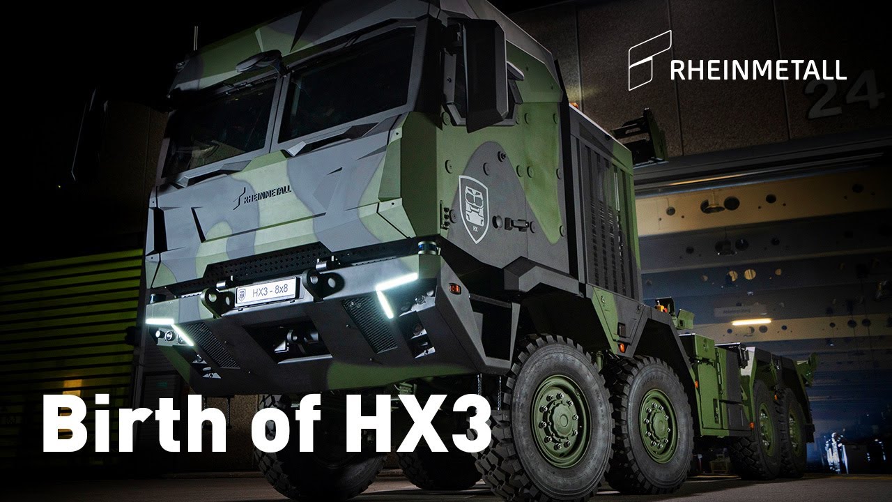 10×10 Trucks By Rheinmetall The New Hx3 Tactical Truck Der Neue