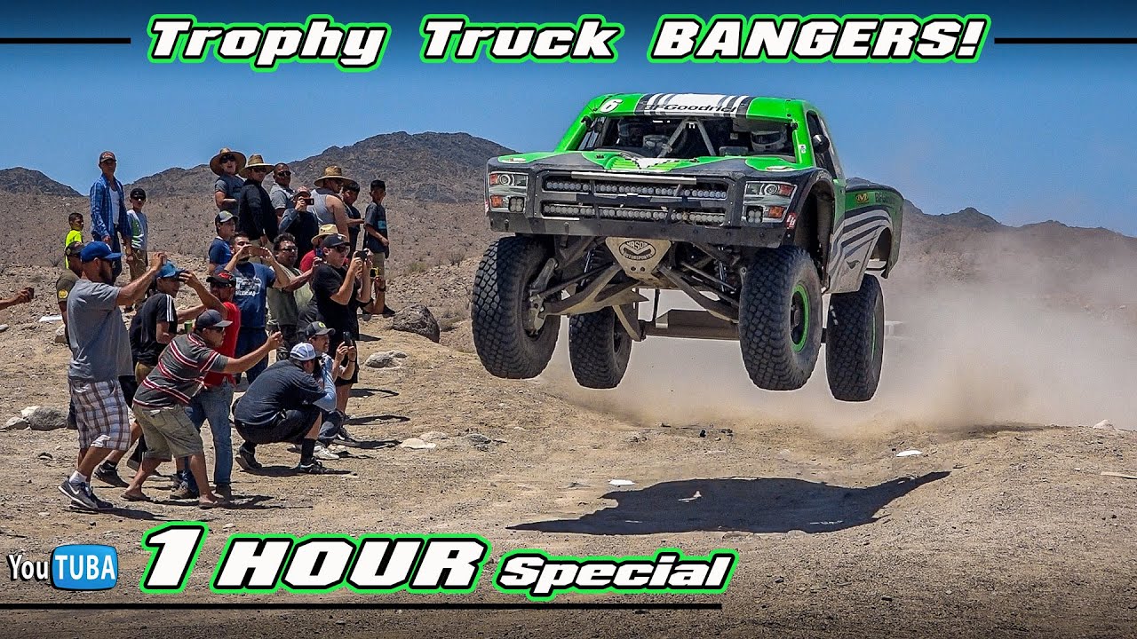 4×4 TROPHY TRUCKS >1000hp: 60min the hardest race action / 60 Minuten ...