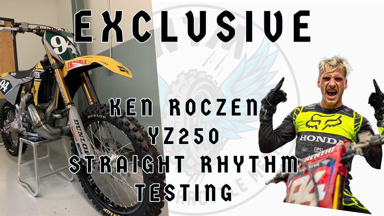 VIDEO – KEN ROCZEN Yamaha YZ250 by PRO CIRCUIT: TESTING for Red Bull ...