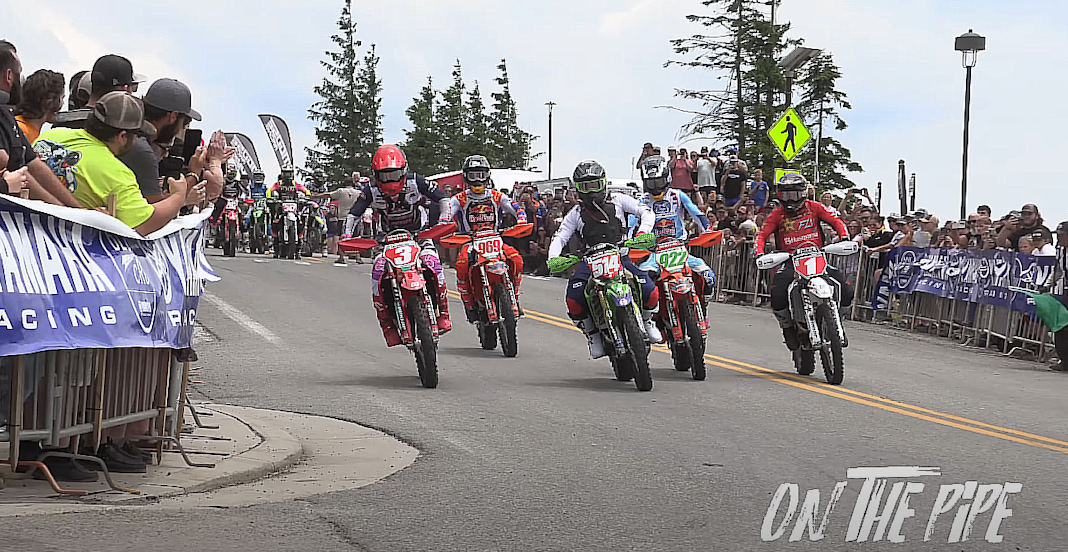 US GNCC Snowshoe Race 2024 with legendary downtown start PRO BIKE