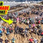 WESTON BEACH RACE 2025: Homemade Royal Enfield Motocross Bike vs World’s Gnarliest Race!