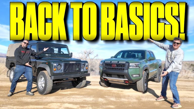 🇺🇸 PURE OFFROADER: LandRover Defender vs. Nissan Frontiert V6 3.8L!