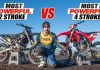 🇬🇧 Most Powerful 2 Stroke vs. Most Powerful 4 Stroke Dirt Bike!