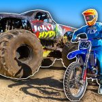 🇺🇸 500cc 2stroke vs. Monster Truck – no more words necessary!