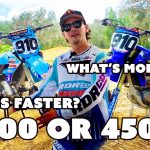 🇺🇸 Built YZ300 2-Stroke vs YZ450F: Which is Actually Faster on a backyard track (and More Fun)?