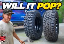 🇦🇺 WE DRIVE OVER A METAL SPIKE 10 TIMES… Factory vs AT vs MT Tyre Torture Test!