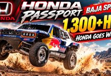 🇺🇸 WILD HRC HONDA RACING: NEW 1300+ hp Hybrid Passport Trophy Truck – driven by B. Menzies!